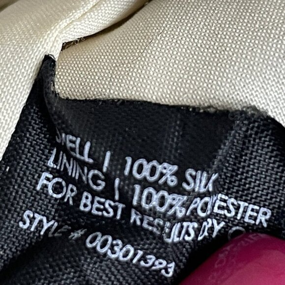 Club Monaco Size L A-Line Skirt Cream Blue Orange Batik Geometric Silk Lined - Picture 7 of 7